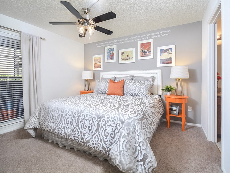 Bedroom with Accent Wall